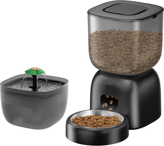 Actual product image Petwant Automatic 3L food dispenser + 2L drinker (3 l)
