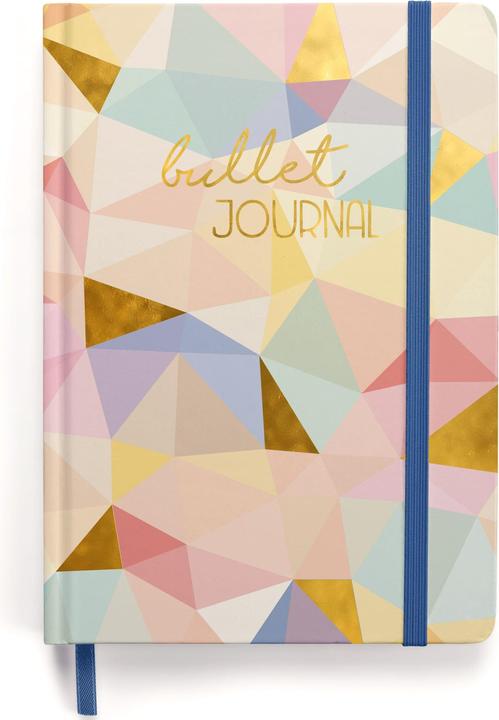 Actual product image Papierdrachen Bullet Journal - (Geometric) - Notebook A5 dotted (A5, Dotted, Hardcover)