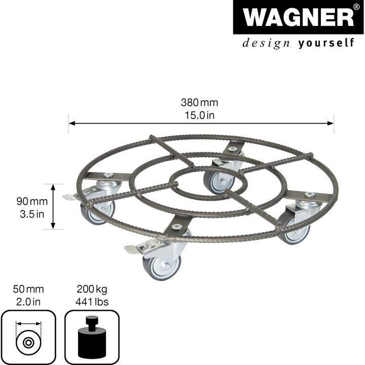 Produktbild Wagner System Rolluntersetzer ø 380 mm GH0947
