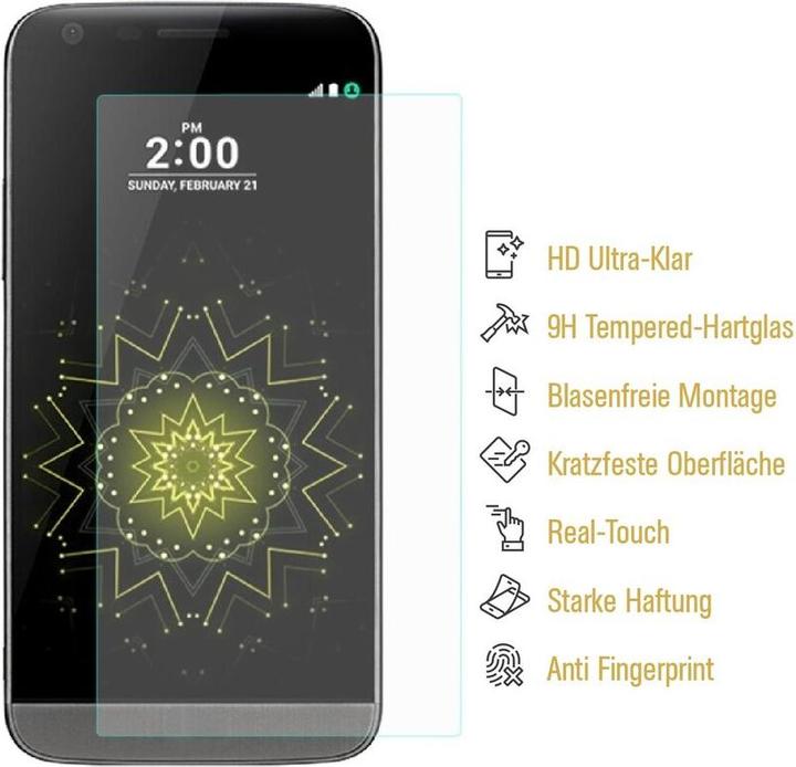 Produktbild Protectorking 6x echtes Tempered 9H Panzerhartglas 3D KLAR (6 Stück, LG G5)