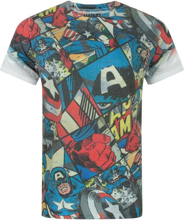 Captain America TShirt Sublimierung kurzärmlig (L)