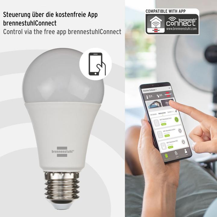 Produktbild Brennenstuhl SB 810 (E27, 9 W, 810 lm, 1 x, F)