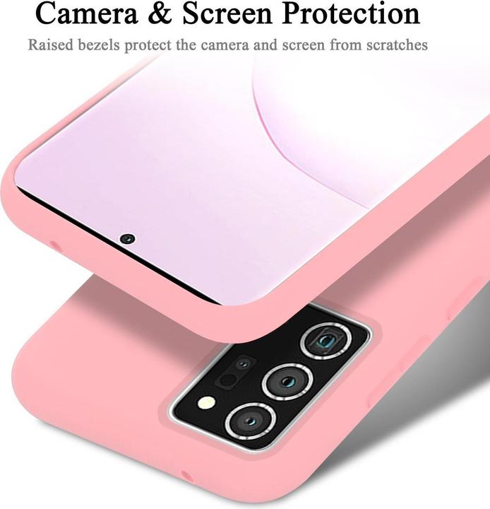 Actual product image Cadorabo TPU Liquid Silicone Case Cover (Samsung Galaxy Note 20+)