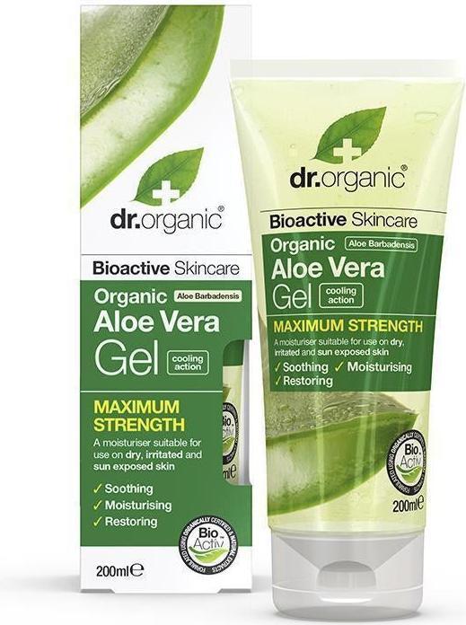 Actual product image Dr. Organic Dr Organic Aloe Vera Gel Maximum Strength 200ml (200 ml)