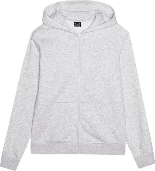 Actual product image 4F Bluza damska F1467 chłodny jasny szary melanż 4FWMM00TSWSF1467 27M S (S)