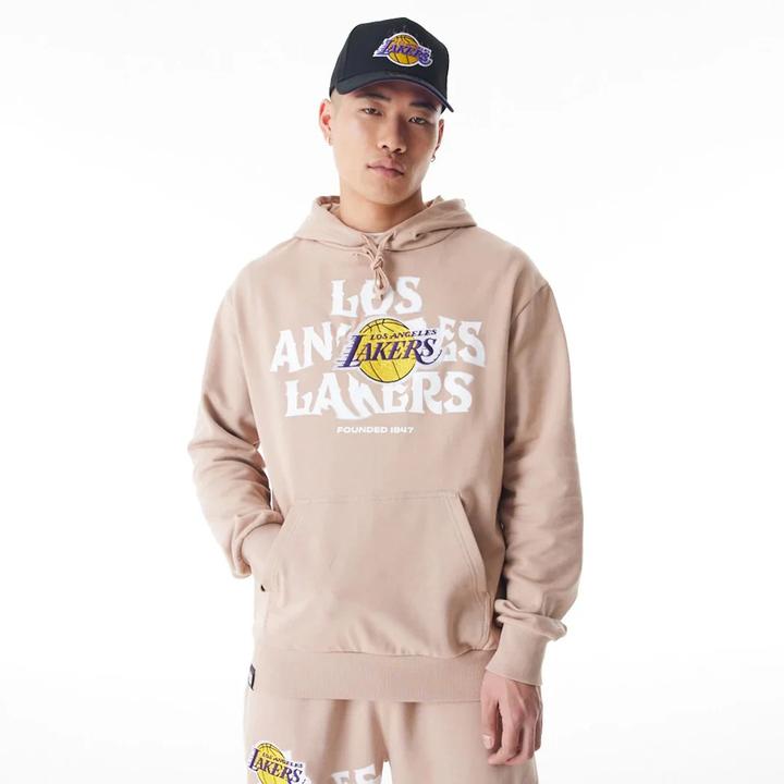 New Era hoodie los angeles lakers nba graphic (M)
