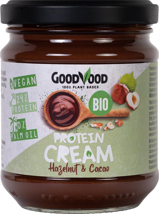 Produktbild GoodVood Protein Cream Hazelnut & Cacao BIO (220 g)