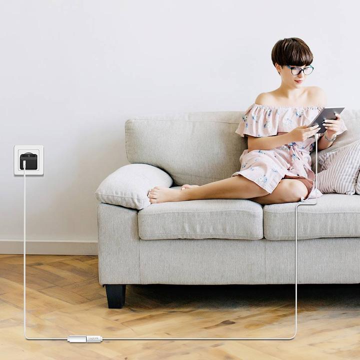Produktbild LogiLink USB C – USB C (3 m, USB 2.0, 100 W)