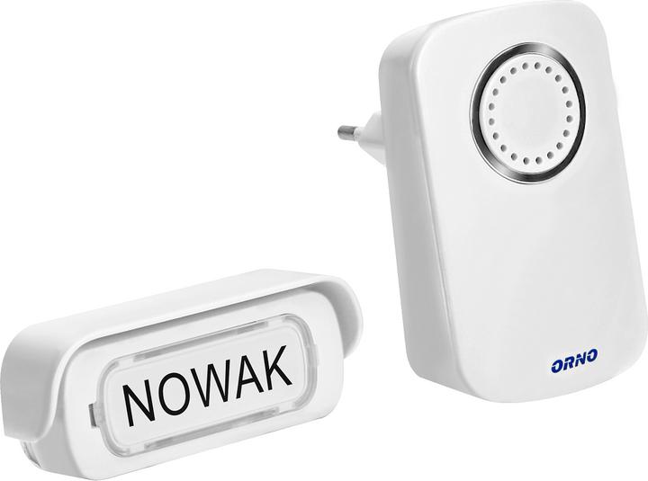 Immagine prodotto MGA Orno Erato Campanello radio da esterno impermeabile IP44, portata 100m, 32 suonerie