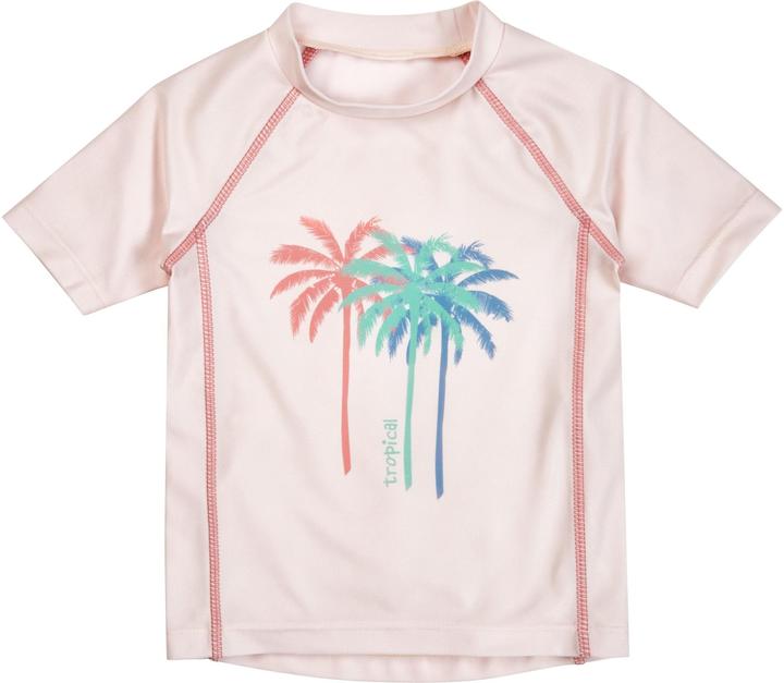 Playshoes UV-Shirt kurzarm Palmen Ecru Gr. 122/128 (122)
