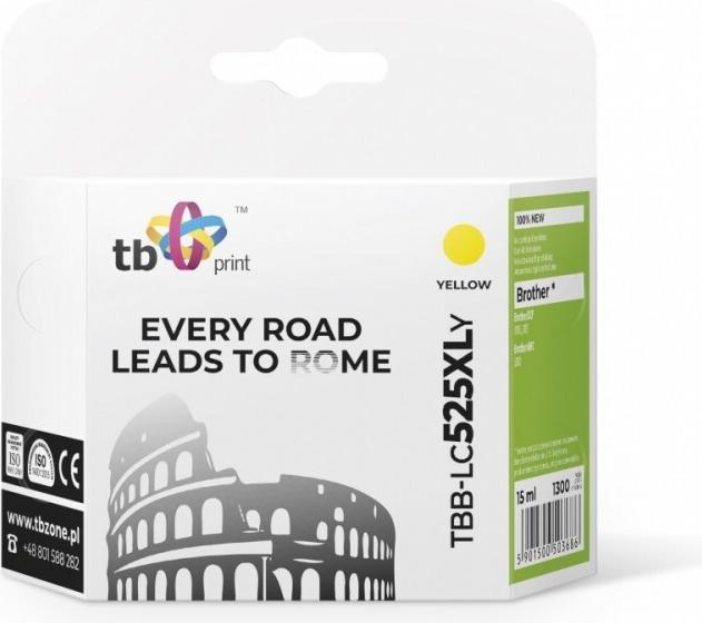 Actual product image Tusz do Brother LC529/539TBB-LC525XLY żółty (Y)