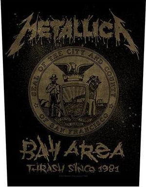 Actual product image Metallica Bay Area Thrash Strip Patch (1 x)
