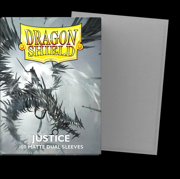 Image du produit Arcane Tinman Dragon Shield Dual Matte Sleeves (x100) - Justice