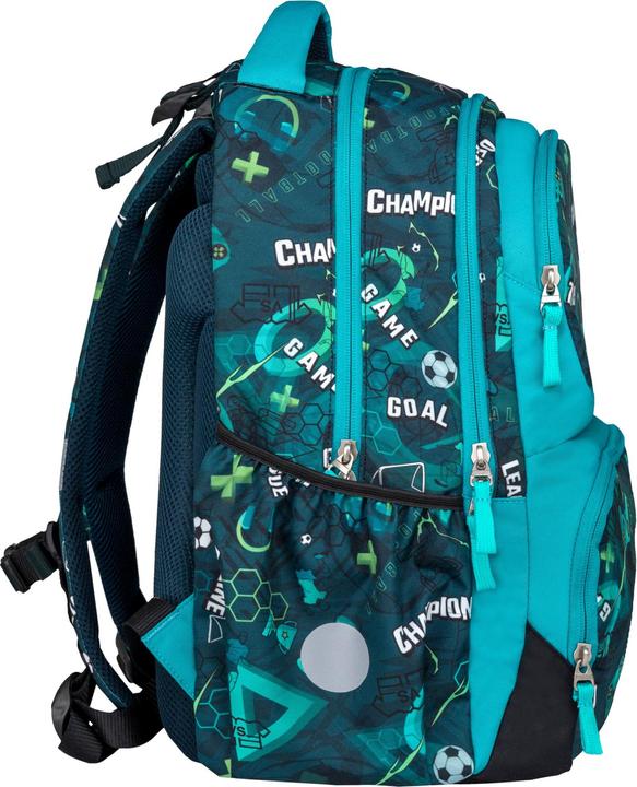 Produktbild Belmil Maxi Pack Schulrucksack mit Brustgurt 2tlg. Set "Football Goa (22 l)