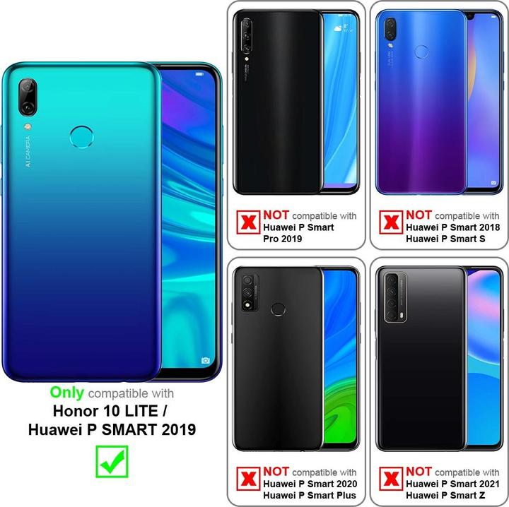 Image du produit Cadorabo Coque pour Honor 10 LITE / Huawei P SMART 2019 universel avec Clip (Huawei P Smart (2019))