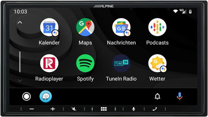 Actual product image Alpine ILX-W690D (Android car, Apple Carplay)