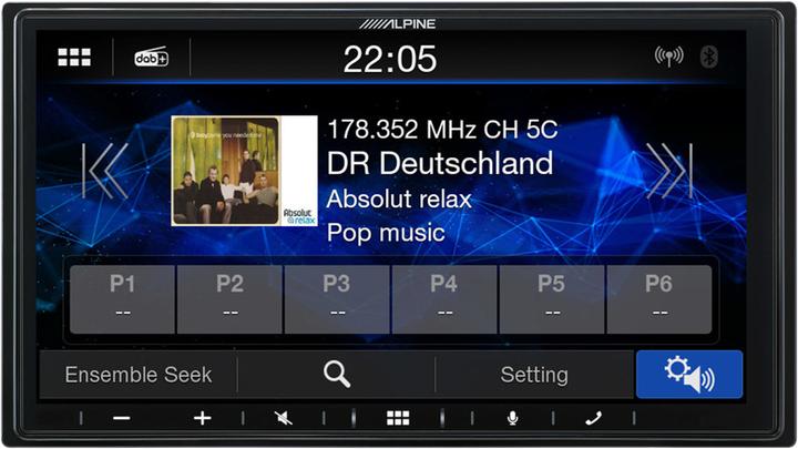 Actual product image Alpine ILX-W690D (Android car, Apple Carplay)
