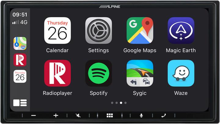Actual product image Alpine ILX-W690D (Android car, Apple Carplay)