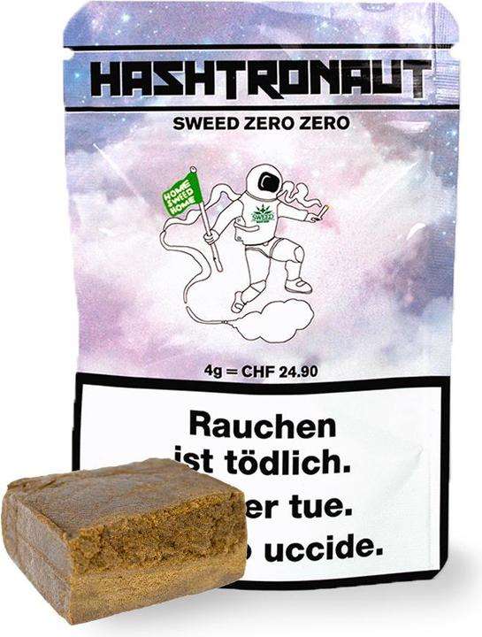 Actual product image Sweed Hashtronaut, Zero Zero Hashish, 4g (4 g, Indoor)