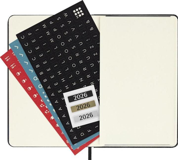 Produktbild Moleskine Taschenagenda Hard Cover Weekly (9 x 14 cm, Englisch)