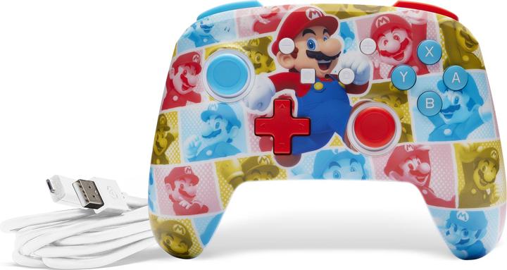 Actual product image PowerA Switch Controller Enhanced wired Mario Hero (Switch)