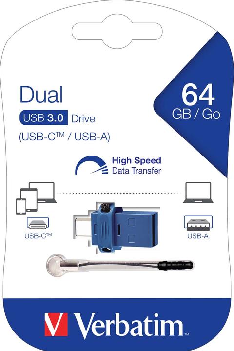 Immagine prodotto Verbatim Negozio n Go (64 GB, USB-A, USB-C)