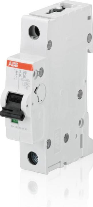 Actual product image ABB STOTZ-KONTAKT Miniature circuit breaker S201-K20 K20A 1 pole 6kA