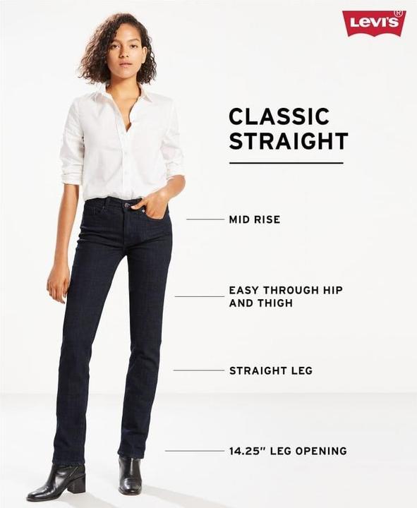 Produktbild Levis Classic Straight Jeans soft black (W32/L30)