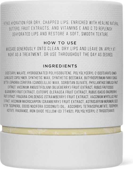 Nutritional values and ingredients Pestle & Mortar Chummi Lip Mask Vanilla (Balm)