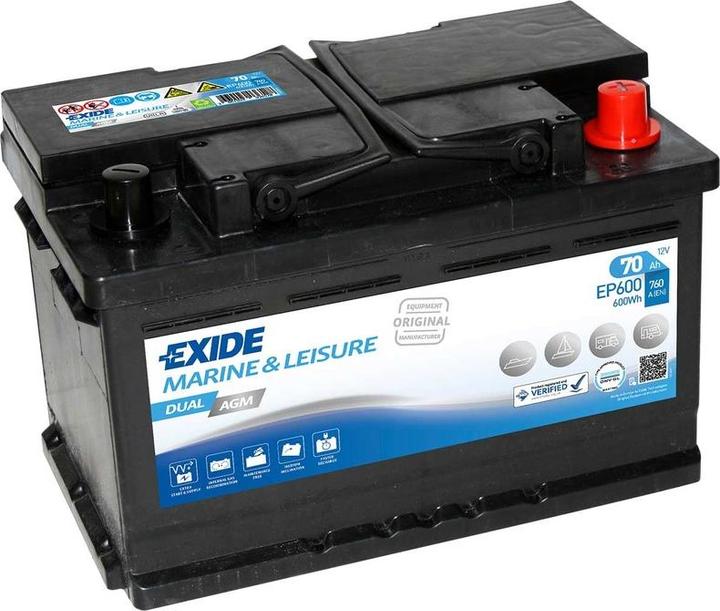 Produktbild Exide Dual/Start AGM (12 V, 70 Ah)