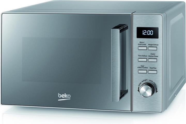Actual product image Beko Microwave MGF20210X, 800W, 20L, Grill power 1000W, Stainless steel / Black color (20 l)