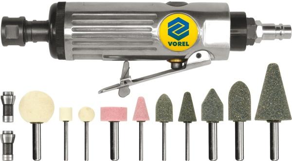 Toya Meuleuses droites pneumatiques avec accessoires (Meuleuse droite)