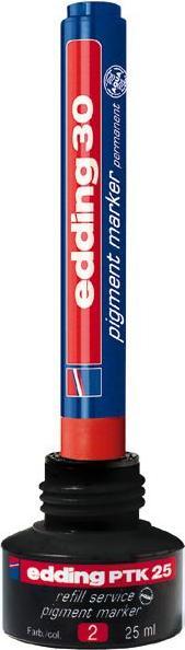 Produktbild Edding Nachfülltusche 25ml, schwarz (Marker Nachfülltusche, Schwarz)