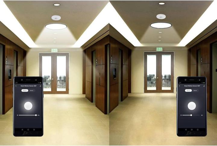 Produktbild Sygonix SY-5251904 Decke, Einbau Decken-Bewegungsmelder 360 ° Relais Weiss (8 m)