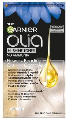 Immagine prodotto Garnier Olia Hi Shine Toner Hair Toner 10.01 Platinum Blonde (10.01 Biondo platino)