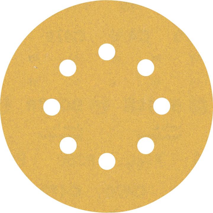 Bosch Professional Zubehör EXPERT C470 Schleifpapier mit 8 Löchern für Exzenterschleifer, 125 mm, G 180, 50-tlg. (180)