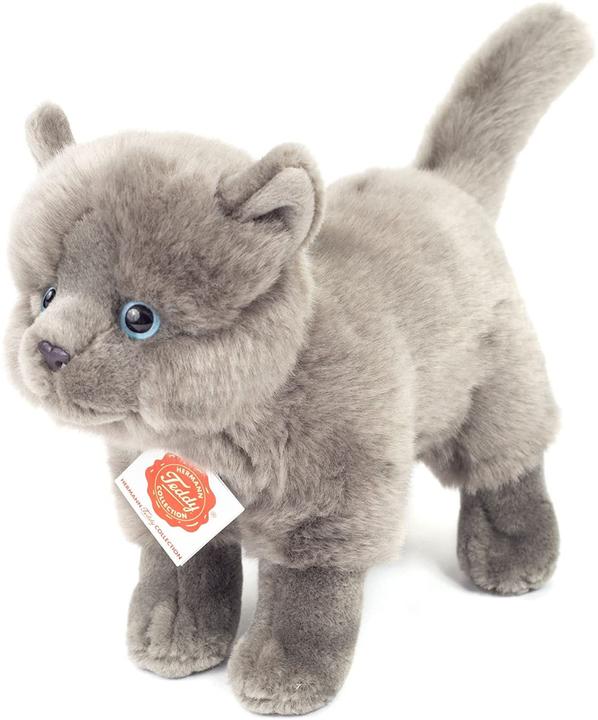 Produktbild Teddy Hermann Karthäuser Katze stehend 20cm (20 cm)