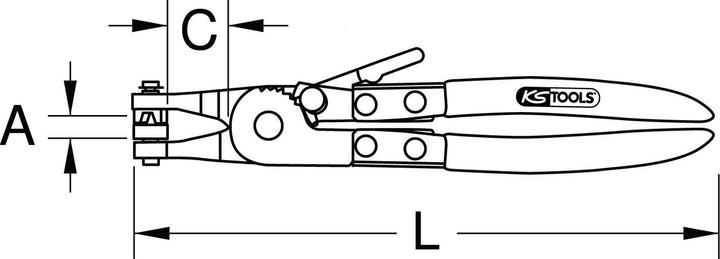 Produktbild KS Tools Schlauchschellenzange (220 mm)