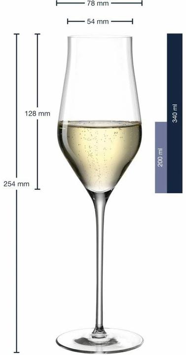 Image du produit Leonardo Brunelli (34 cl, 6 Verres, Flûtes à champagne)