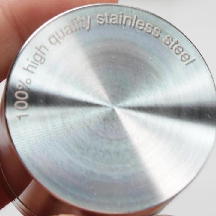 Actual product image Black Leaf Stainless Steel Grinder Steely Dan 2 2part 35mm