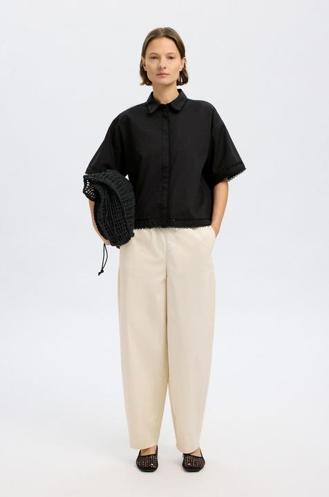 Produktbild Selected Femme Cropped Kurzarmhemd (40)