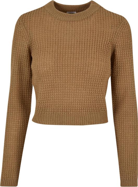 Actual product image Urban Classics Ladies Short Waffle Sweater (XXL)