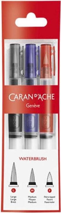 Actual product image Caran d'Ache Pinsel mit Wasserreservoir im 3er Set (15 mm)