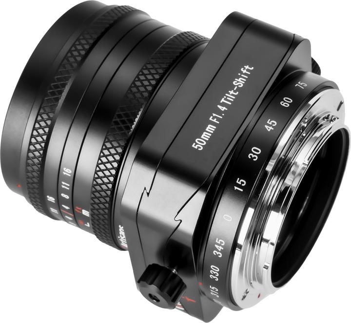 Actual product image 7artisans 50mm f/1.4 Tilt Shift for MFT (APS-C / DX, full size)