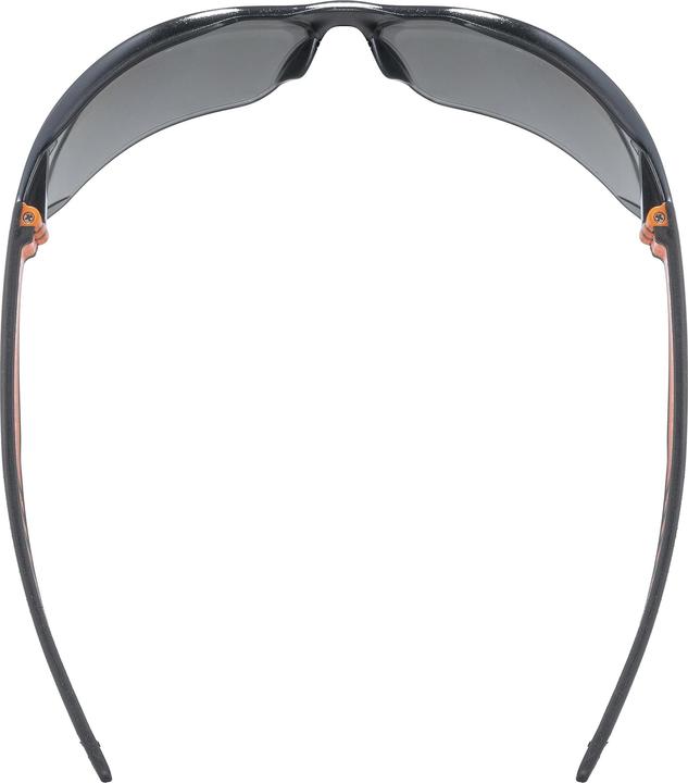 Actual product image Uvex Sports Sportstyle 204 (Black Orange, mirror silver (S3))