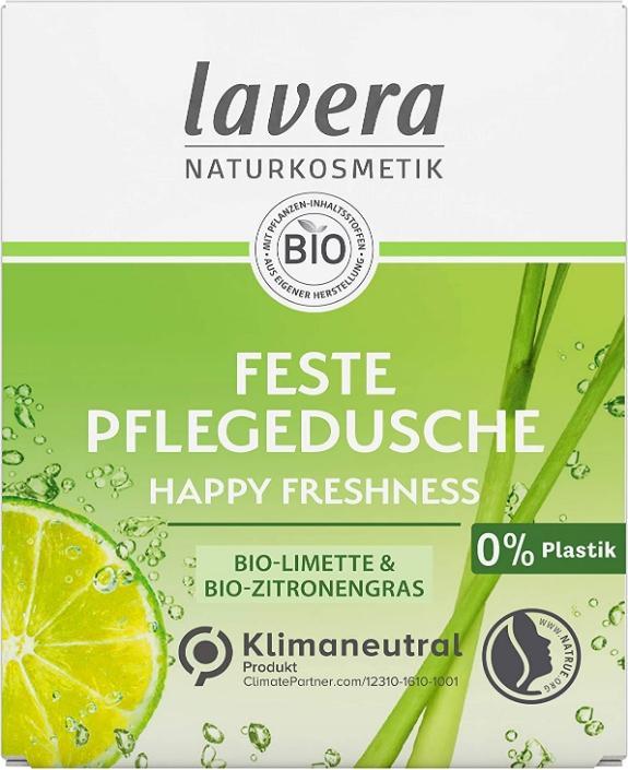 Actual product image Bambino Lavera, lime and lemongrass shower gel in a knuckle, 50g