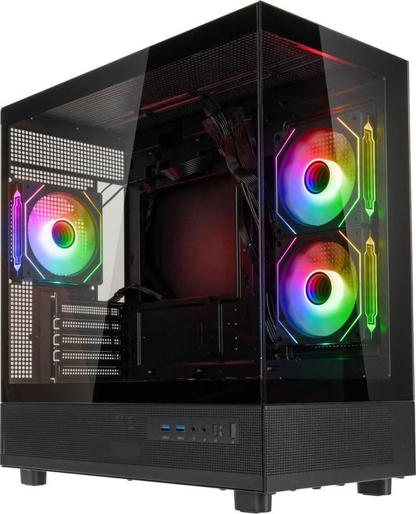 Image du produit GSI SmartAssembly ARGB Glass Micro-ATX Case - 650W Bronze (mATX)