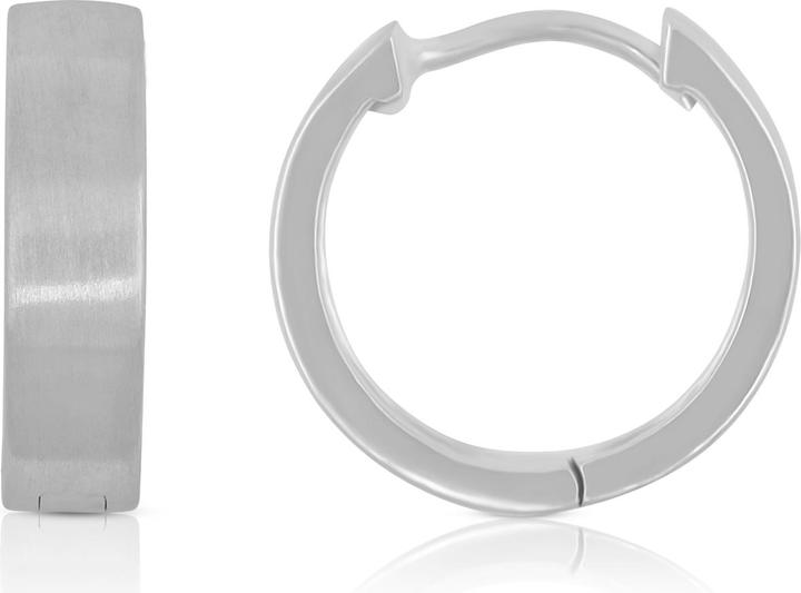 Muau Creolen (750/18K Weissgold)