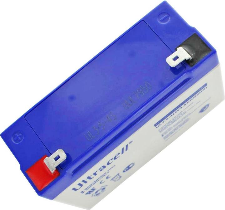 Immagine prodotto Ultralife Akku UL3.5-4, 4 Volt Akku 3500mAh, passend für Sonnenschein A504/3.5S, 4,8mm Kontakte (4 V, 3.50 Ah)