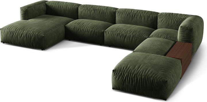 Actual product image Micadoni Modular Panoramic Right Corner Sofa, "Martina", 5 Seats, 406x280x75 Made in Europe (Sofa landscape)